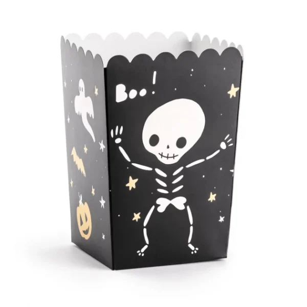 Sortie 🧨 Boîte à Pop-Corn en Papier 💀 Halloween PartyDéco (x6) ✨ 1