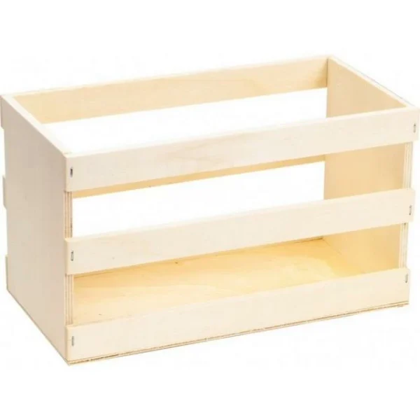 Remise 🛒 Caisse En Bois Pour 8 Bouteilles Bière Type Steinies – 31x16x18 Cm – Par 9 🥰 1