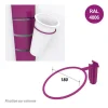 Top 10 👍 Kit Supports Seaux + Seaux Inox Pour Colonnes 1800 Mm – Violet 🧨 7