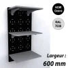 Meilleure vente ✨ Panneau Mural Vélo 1200 Mm – Kit 3 Tablettes – 600 Mm – Noir – Par 2 🧨 7