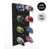 Remise 😉 Panneau Mural Vélo 1200 Mm -kit 8 Supports Casques – Noir – Par 2 ❤️ 5