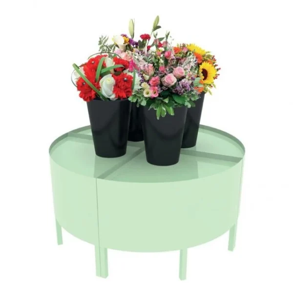 Meilleure affaire ⭐ Présentoir 1200 Mm – Podium Présentation Fleurs – 1 Niveau – Vert Anis ✔️ 1