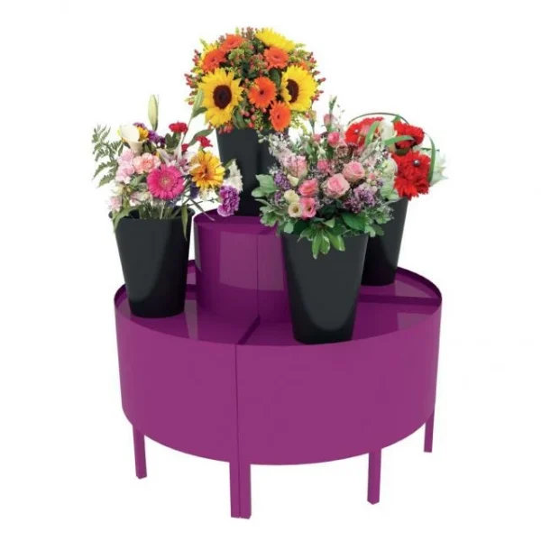 Meilleur prix 🔥 Présentoir 1200 Mm – Podium Présentation Fleurs – 2 Niveaux – Violet 🎁 1