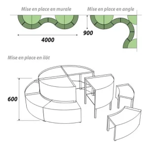 Bon marché 😉 Présentoir 1800 Mm – Podium Présentation Fleurs – 2 Niveaux – Vert Anis 🔔 12