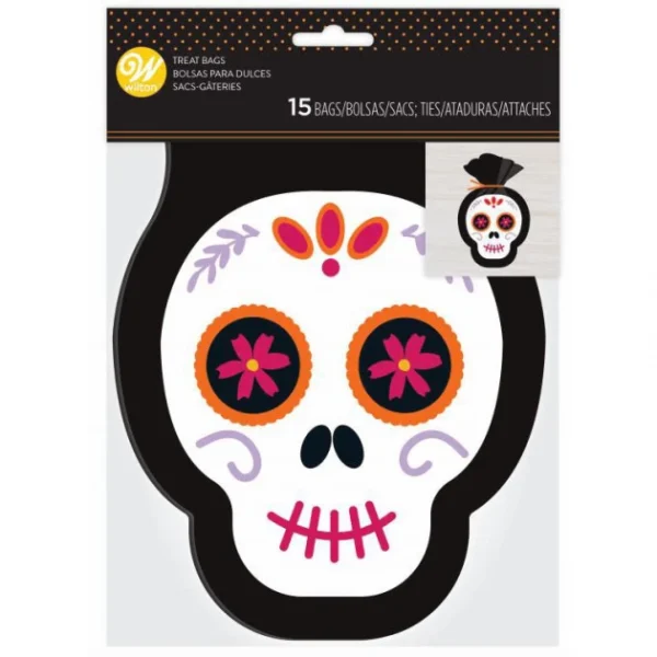 Top 10 🤩 Sachet Bonbon Crâne 💀 Halloween Wilton (x15) ❤️ 1