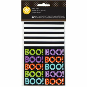 Meilleure vente ✔️ Sachet Bonbon 🎃 Halloween BOO! 100x155mm (x20) 🤩 6