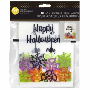 Sortie 🥰 Sachet Bonbon Happy 🦇 Halloween 133x228mm (x10) 👍 6