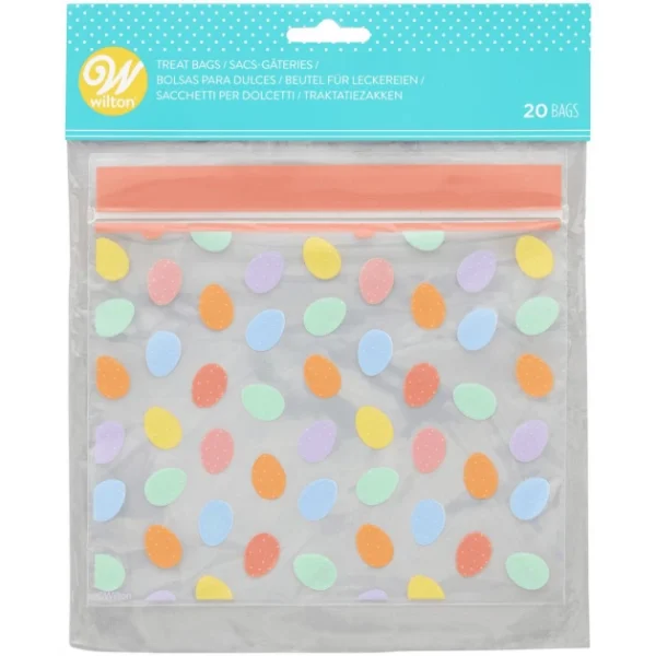 Tout neuf 👍 Sachet Bonbon Refermable Œufs (x20) Wilton ✨ 1